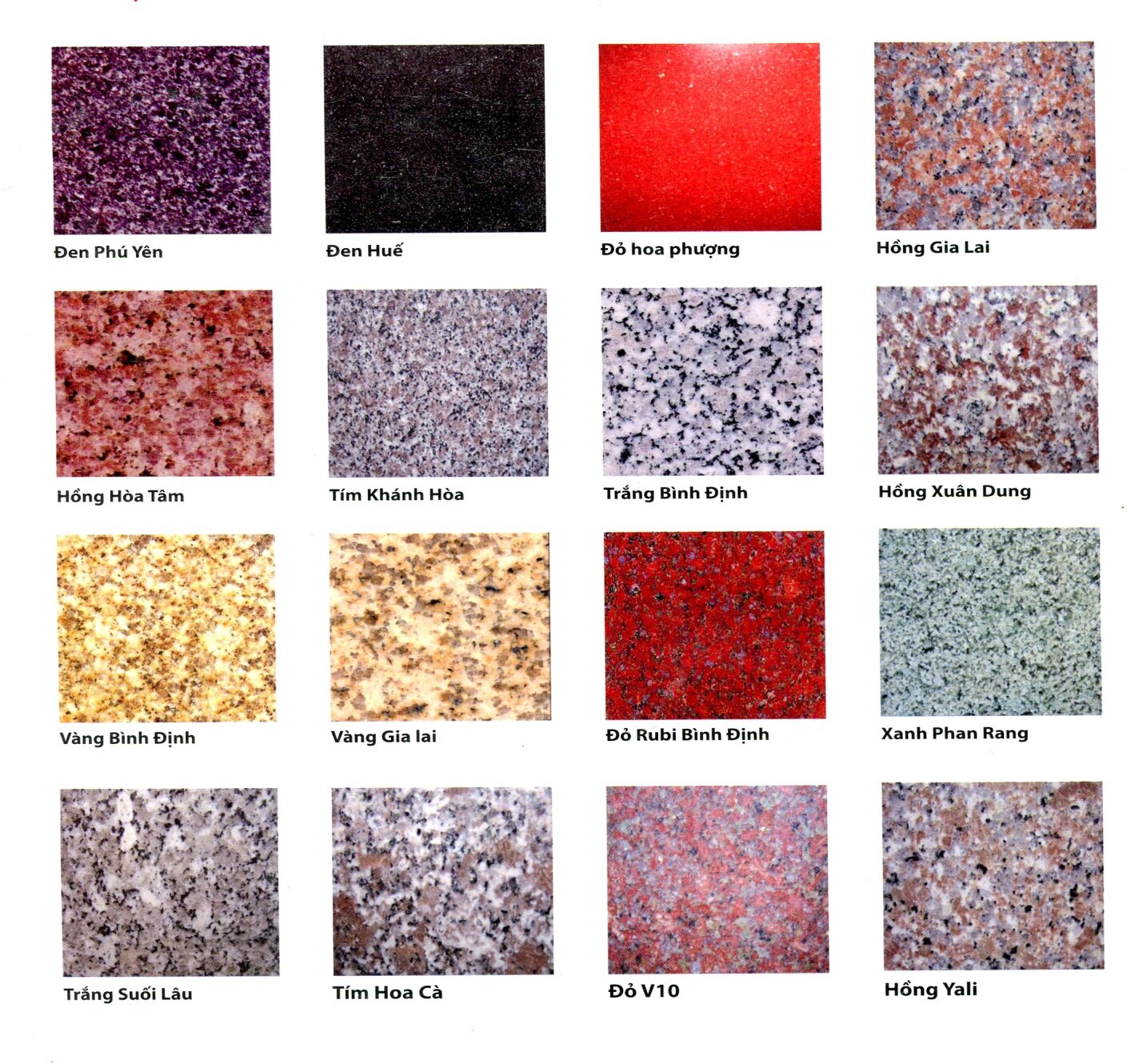 Bảng giá đá hoa cương (Đá Granite) - Giá thi công