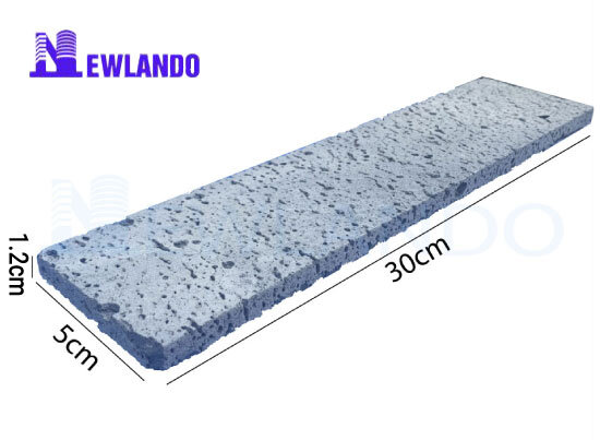 Đá ong xám ốp tường 3D trang trí đa quy cách 5x30cm MT-DO00015