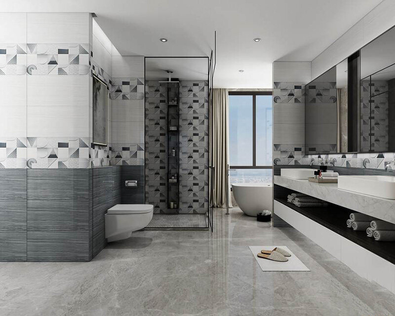 Những mẫu gạch lát nền nhà vệ sinh, phòng tắm chống trơn trượt, giá rẻ chiết khấu cao